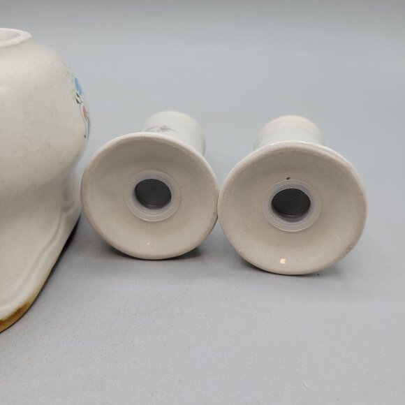 Vintage Heartland Gravy Boat Salt Pepper Shakers Floral Country House Design - Picture 6 of 10